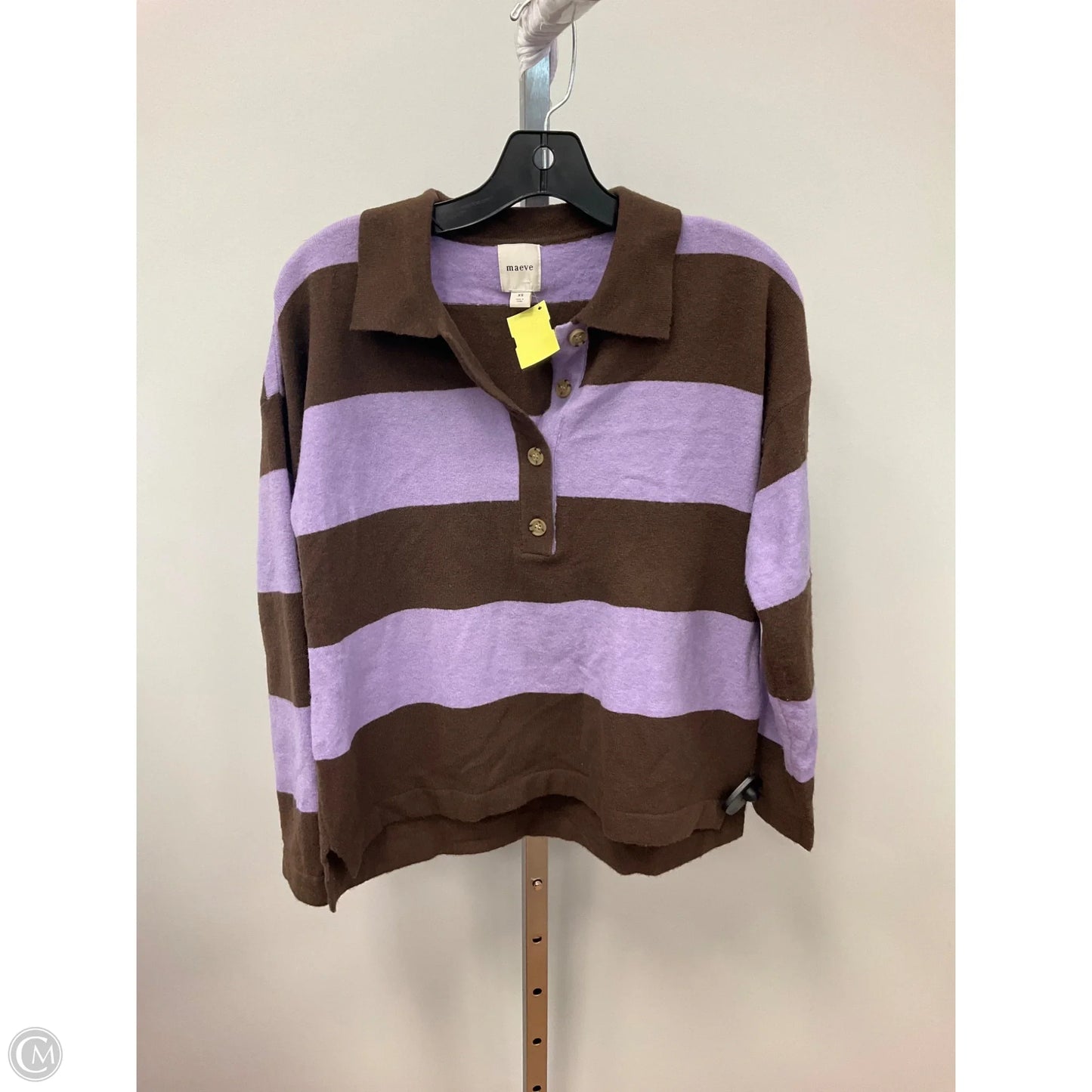 Sweater By Maeve In Striped Pattern, Size: Xs