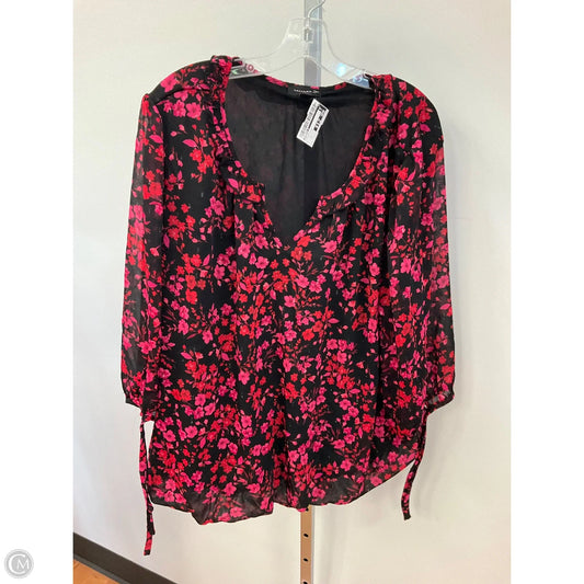 Top Long Sleeve By Tamara H In Floral Print, Size: 3x