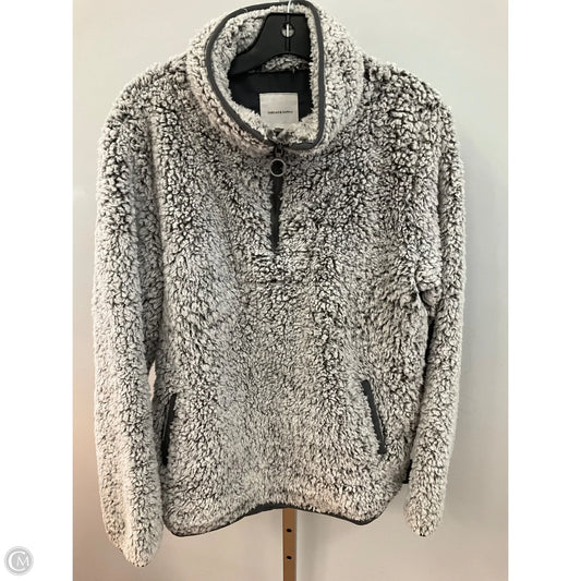 Top Long Sleeve By Thread And Supply In Grey, Size: L