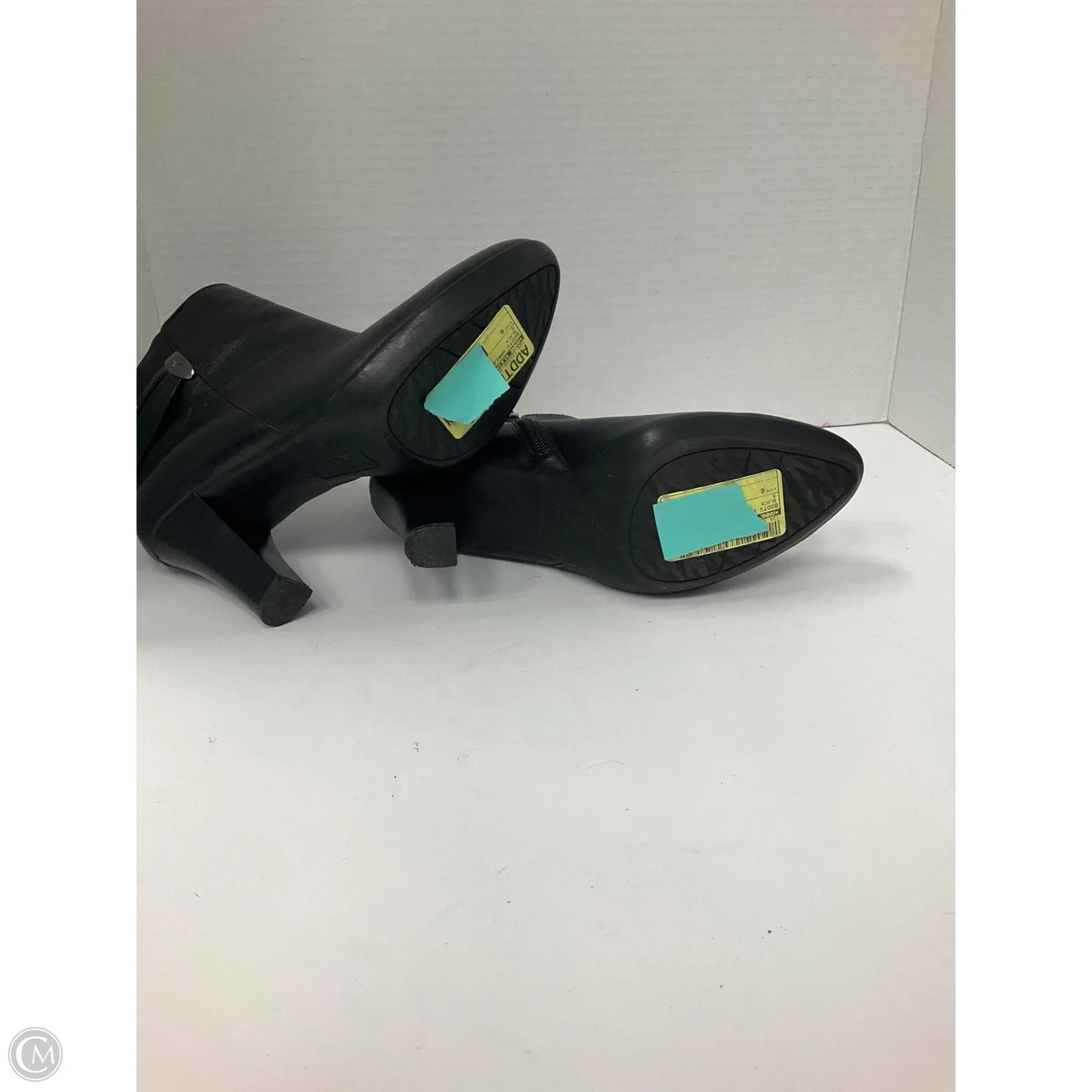 Boots Ankle Heels By Anne Klein In Black, Size: 6