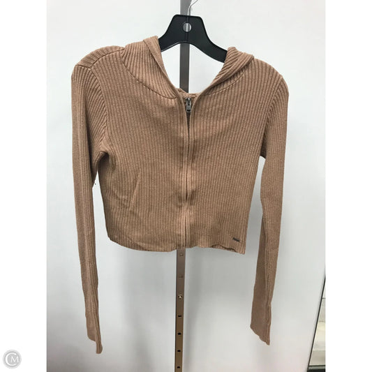 Top Long Sleeve By Hollister In Brown, Size: S