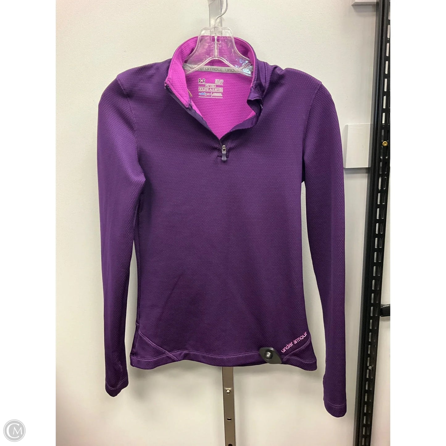 Top Long Sleeve By Under Armour In Purple, Size: S