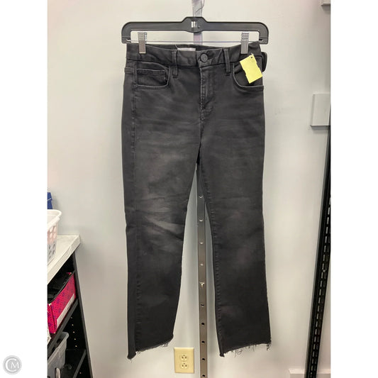 Jeans Boot Cut By Frame In Black Denim, Size: 2