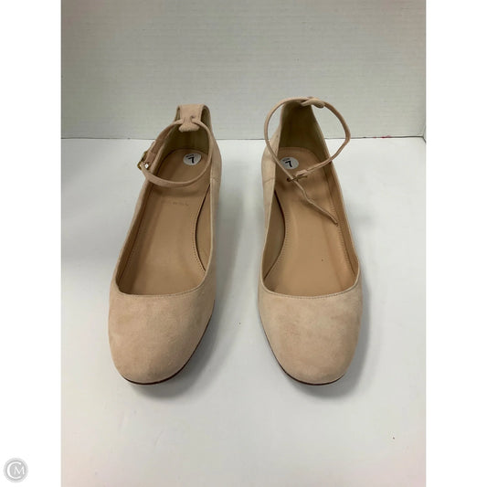 Shoes Flats By J. Crew In Gold & Pink, Size: 7