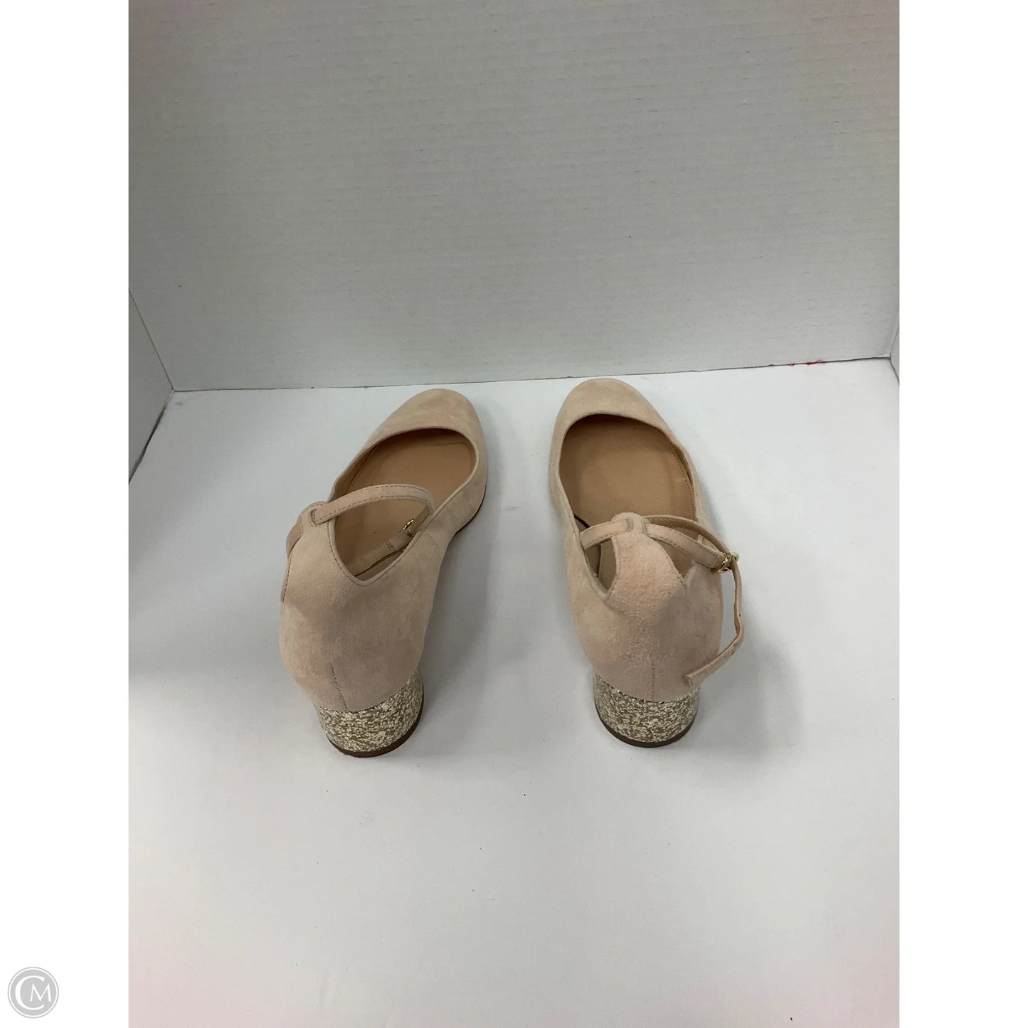 Shoes Flats By J. Crew In Gold & Pink, Size: 7