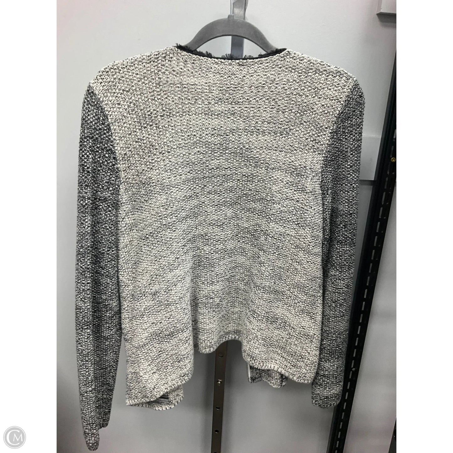 Jacket Other By Talbots In Black & Grey, Size: M