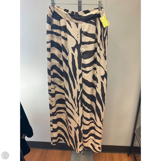 Pants Wide Leg By H&m In Animal Print, Size: M