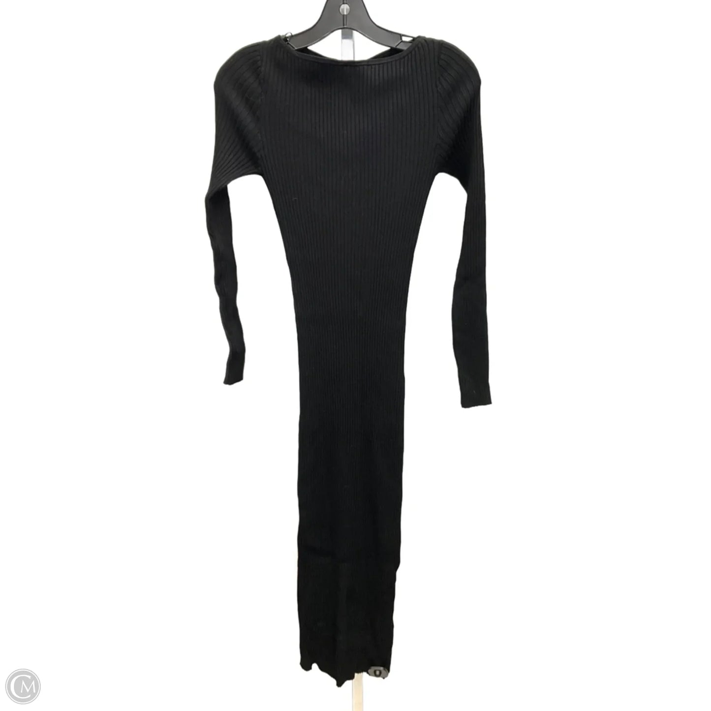 Dress Casual Maxi By H&m In Black, Size: S