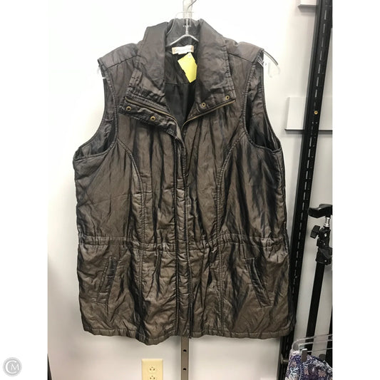 Vest Other By Coldwater Creek In Black, Size: 1x