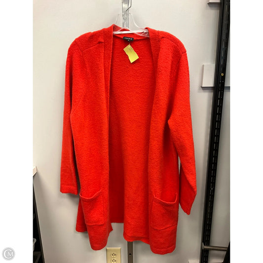 Sweater Cardigan By Torrid In Orange, Size: 2x