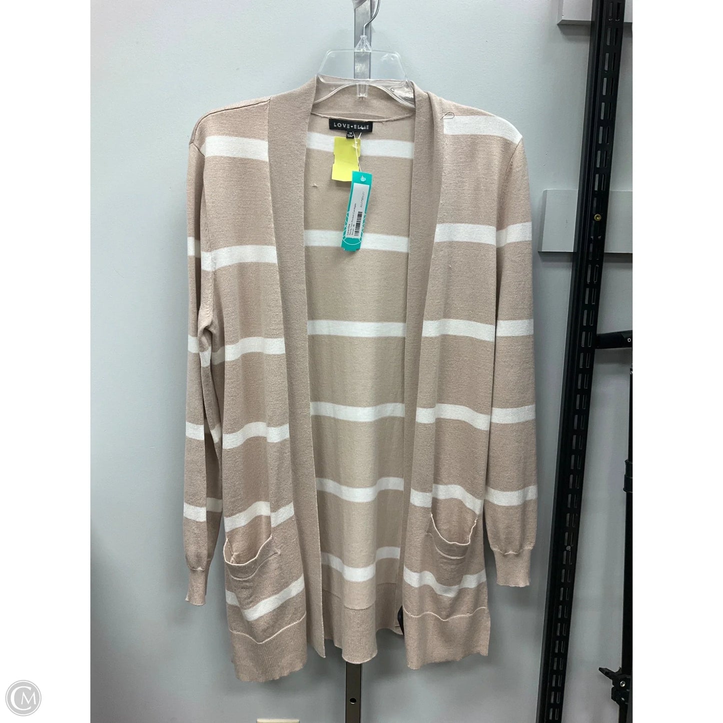 Cardigan By Love Ellie In Striped Pattern, Size: M