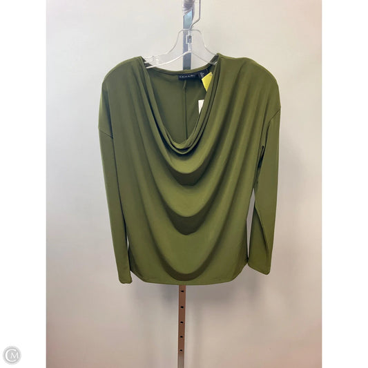 Top Long Sleeve By Tahari In Green, Size: L