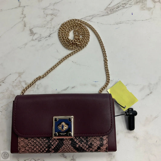 Crossbody Designer By Coach, Size: Medium