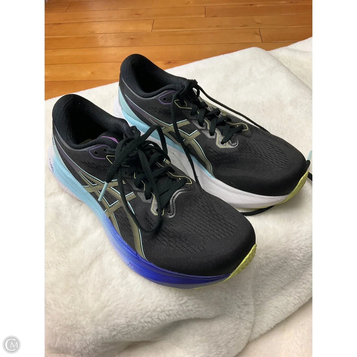 Shoes Sneakers By Asics In Black, Size: 9