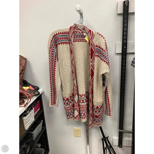 Sweater Cardigan By Lucky Brand In Multi-colored, Size: M