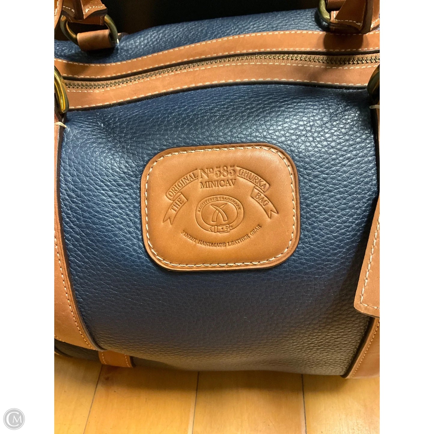 Handbag Leather By Cma, Size: Medium