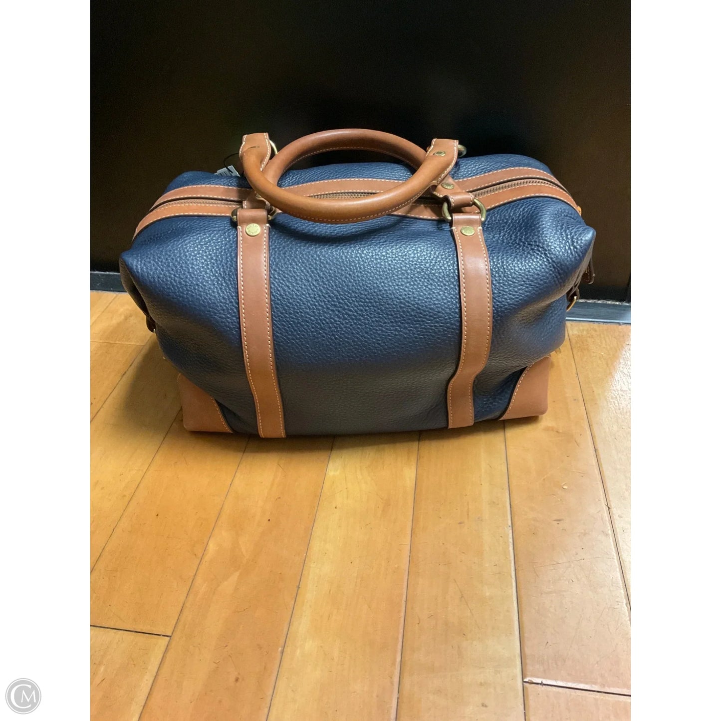 Handbag Leather By Cma, Size: Medium