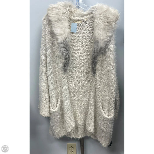 Sweater Cardigan By Sleeping On Snow In Cream, Size: M