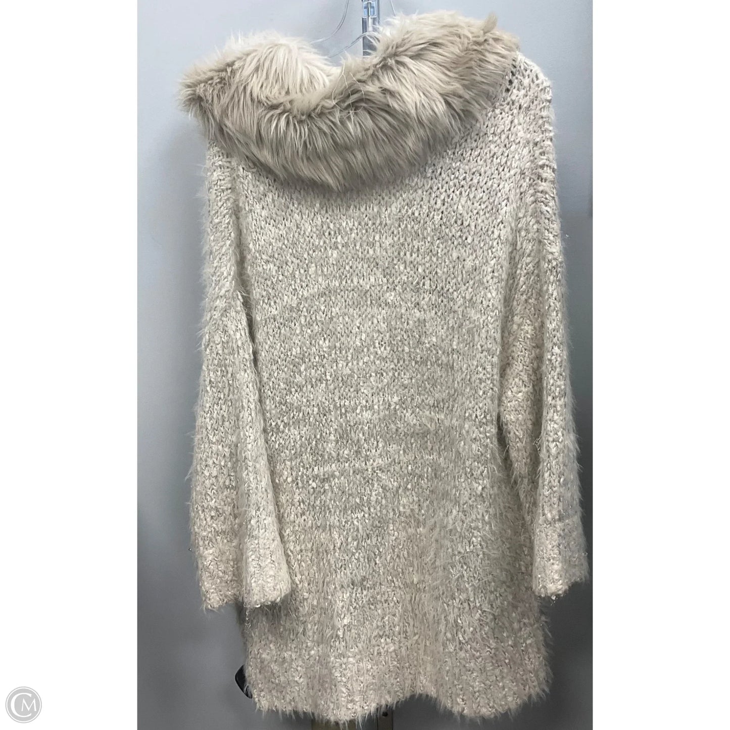 Sweater Cardigan By Sleeping On Snow In Cream, Size: M