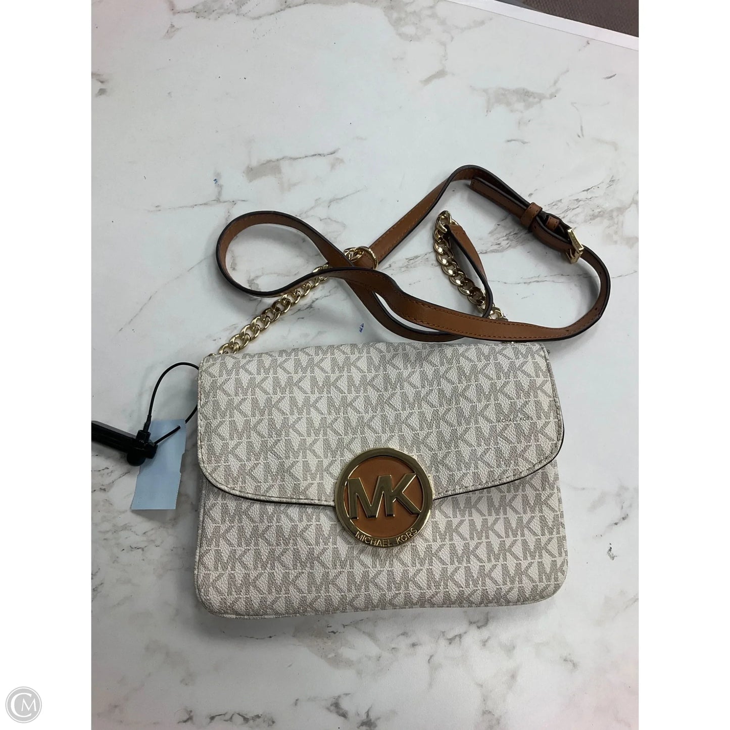 Crossbody Designer By Michael Kors, Size: Medium