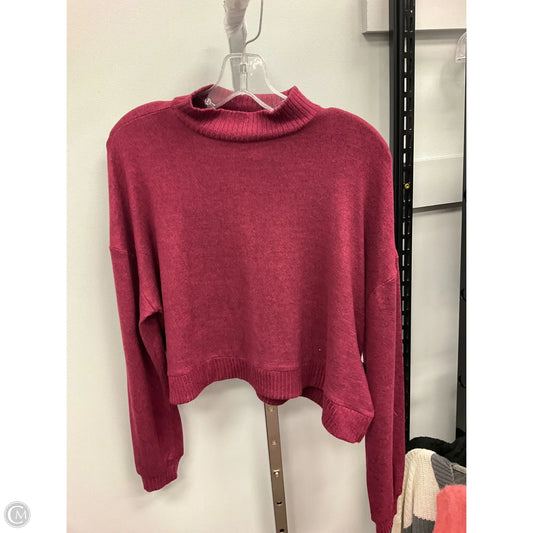 Top Long Sleeve By So In Maroon, Size: M