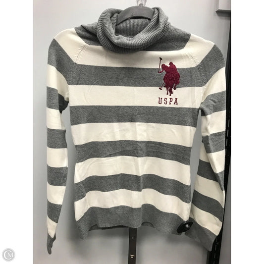 Sweater By Polo Ralph Lauren In Striped Pattern, Size: M