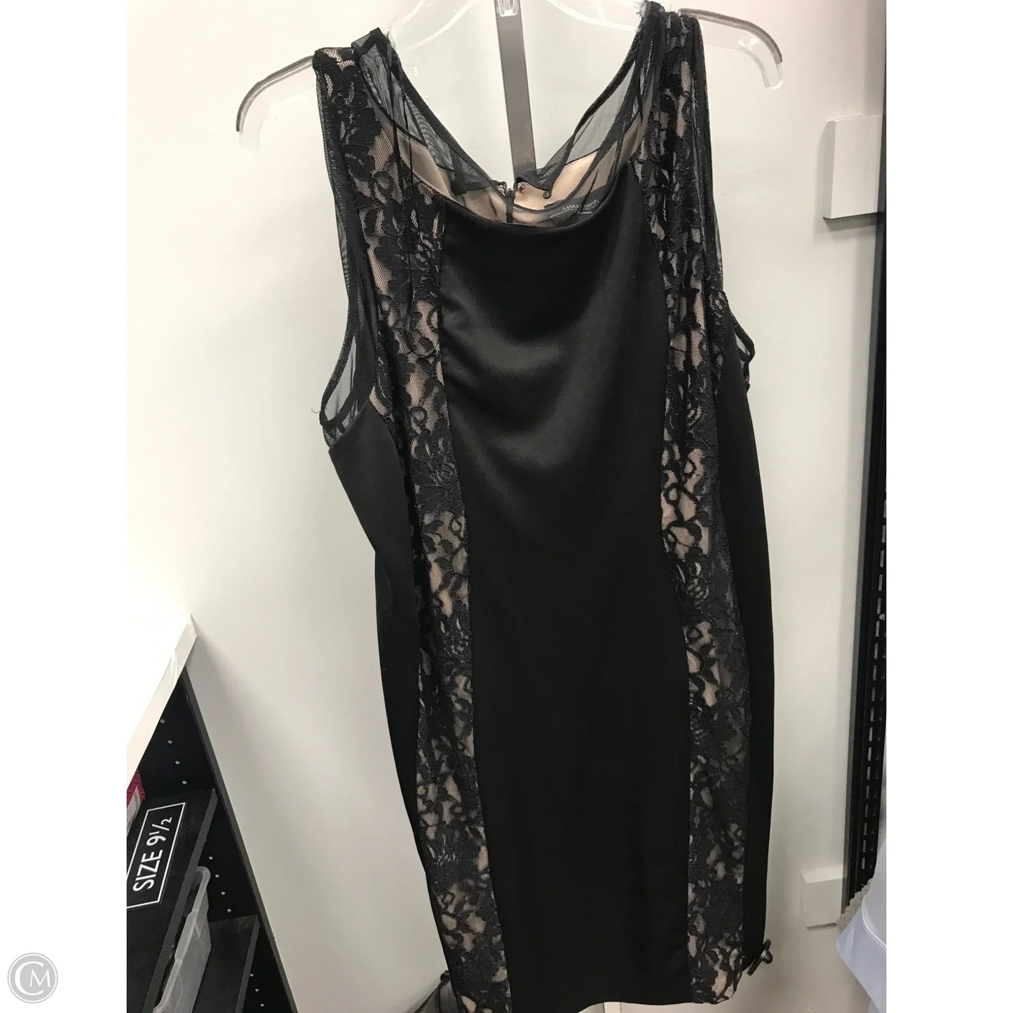 Dress Party Short By R And M Richards In Black, Size: 18