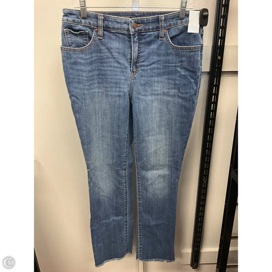 Jeans Straight By Chicos In Blue Denim, Size: 6