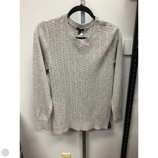 Sweater By Talbots In Grey & Silver, Size: L