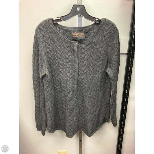 Sweater Cashmere By Soft Surroundings In Grey, Size: L