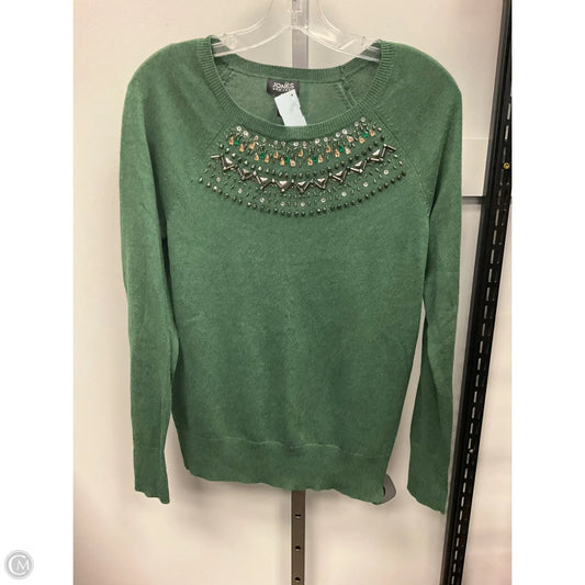 Top Long Sleeve By Jones New York In Green, Size: S