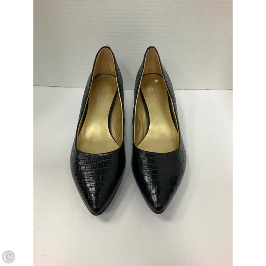 Shoes Heels Kitten By Nine West In Black, Size: 9