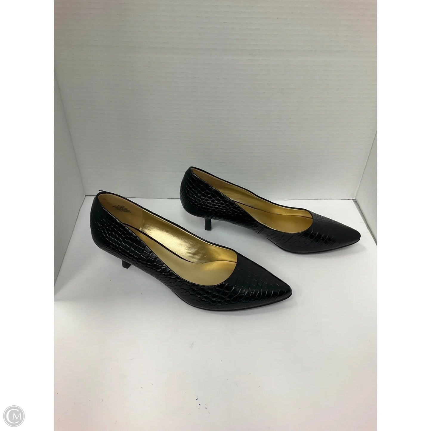 Shoes Heels Kitten By Nine West In Black, Size: 9