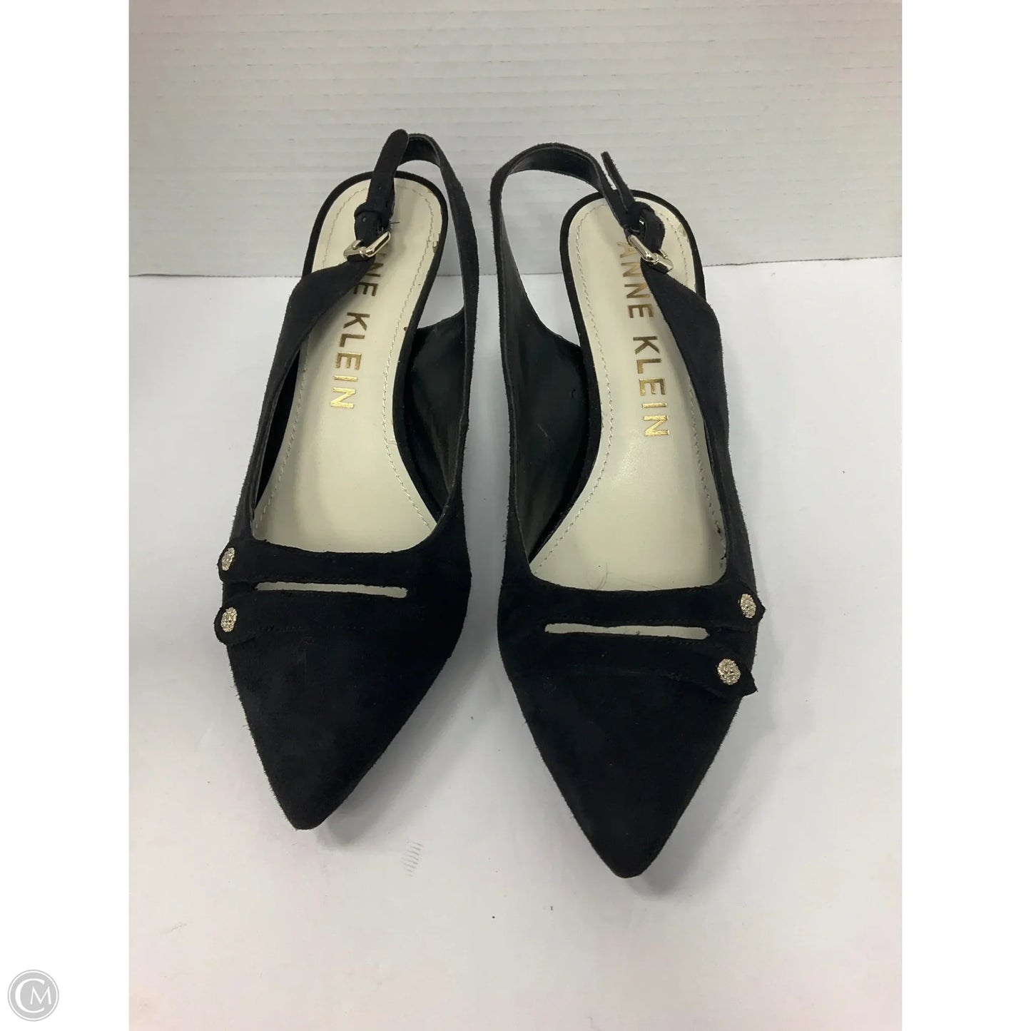 Shoes Heels Kitten By Anne Klein In Black, Size: 8.5