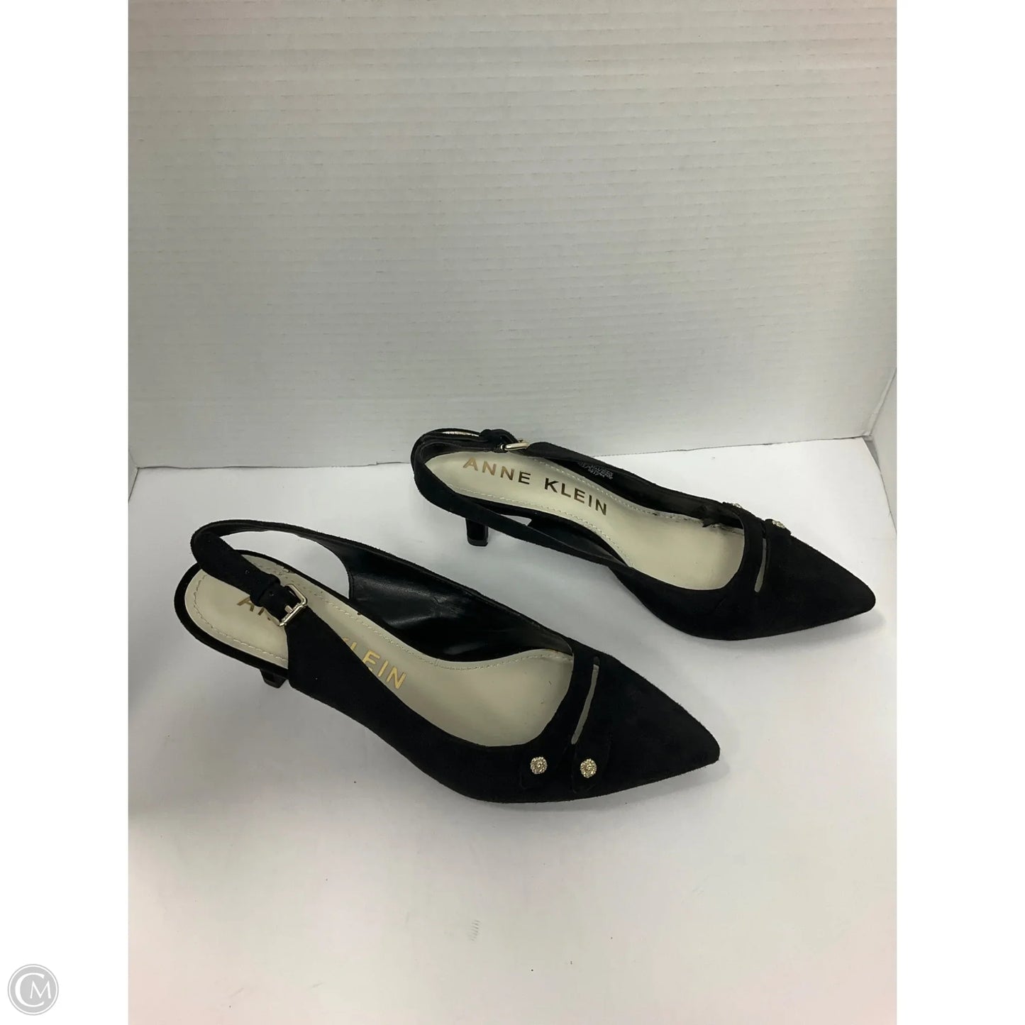 Shoes Heels Kitten By Anne Klein In Black, Size: 8.5