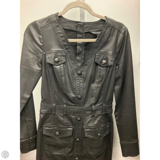 Dress Casual Midi By White House Black Market In Black, Size: 2