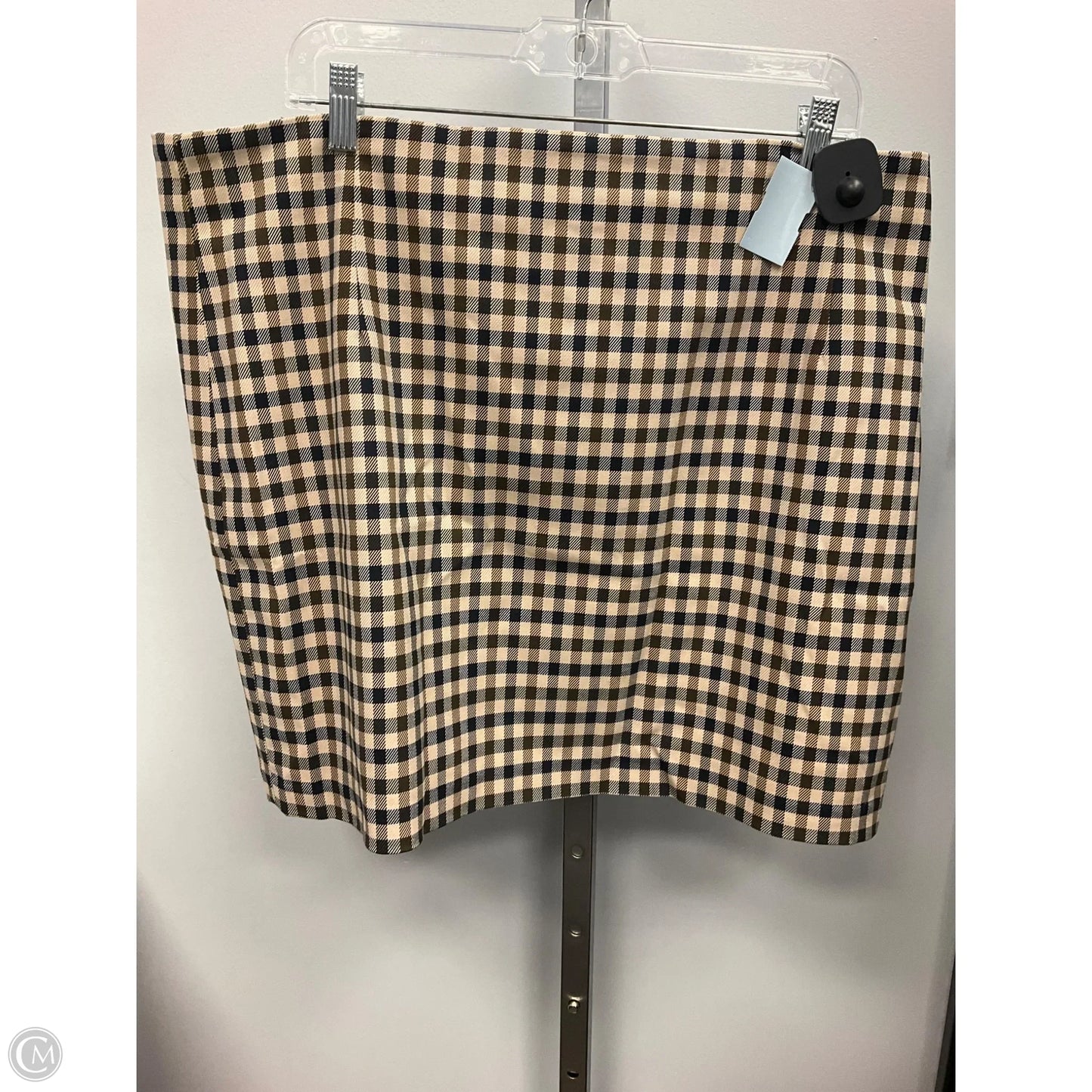 Skirt Mini & Short By H&m In Checkered Pattern, Size: 18