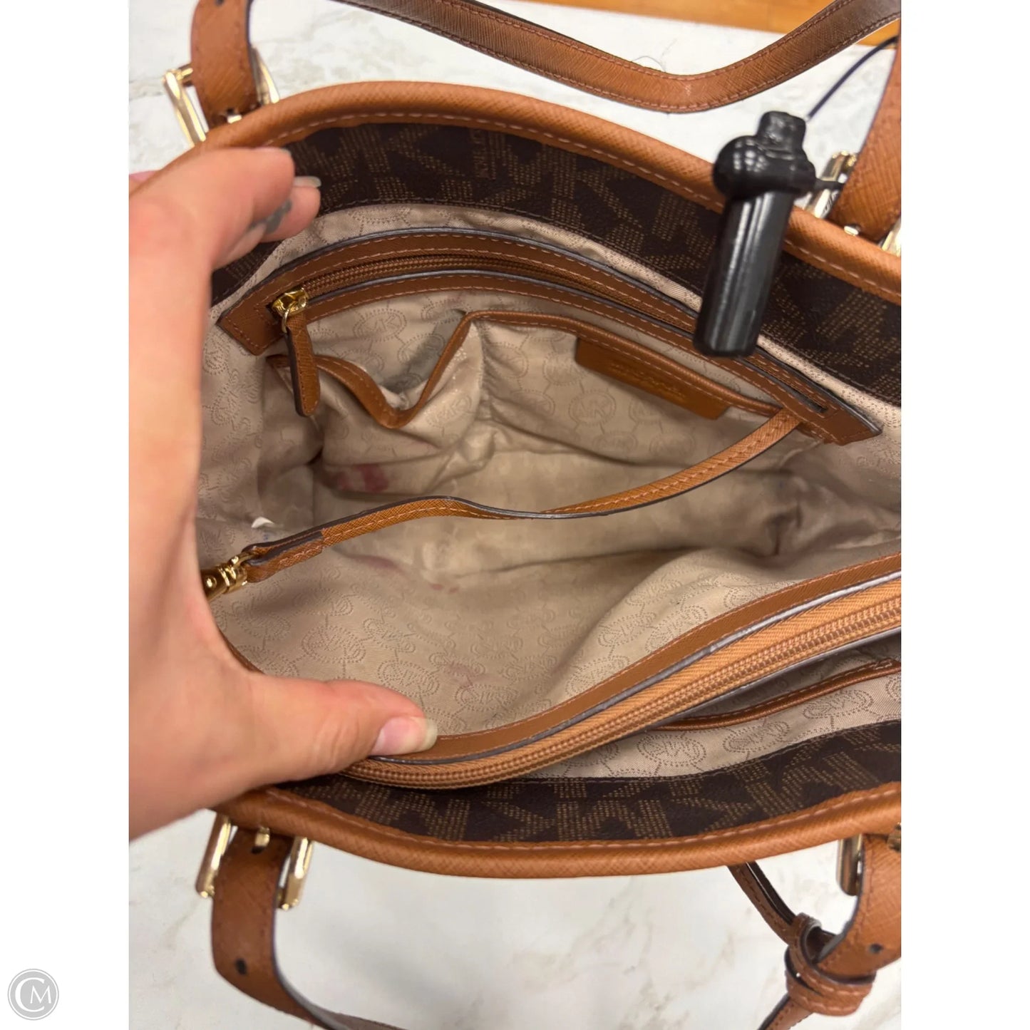 Handbag Designer By Michael Kors, Size: Medium