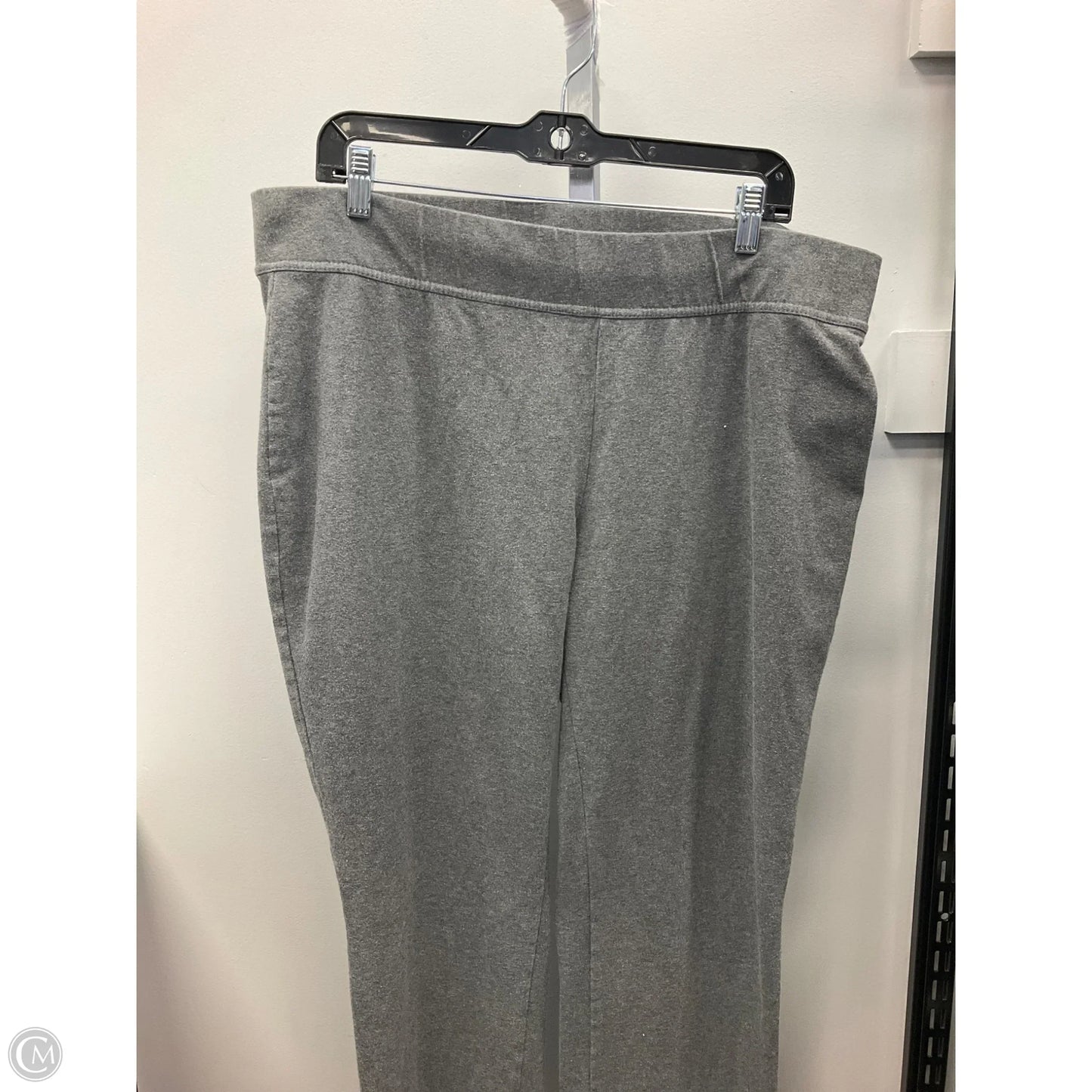 Pants Lounge By Lands End In Grey, Size: 1x