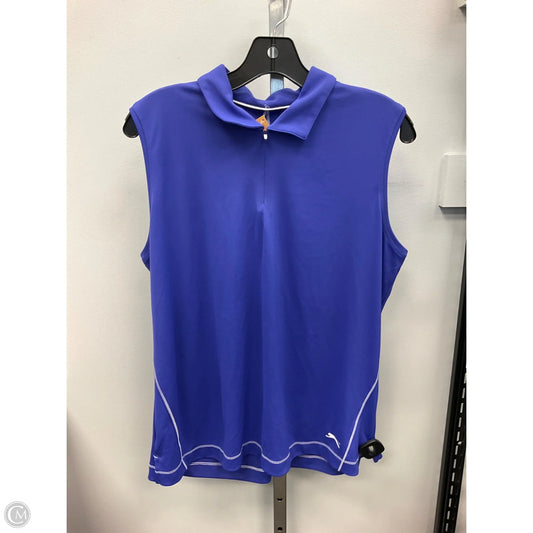 Athletic Tank Top By Slazenger In Purple, Size: Xl