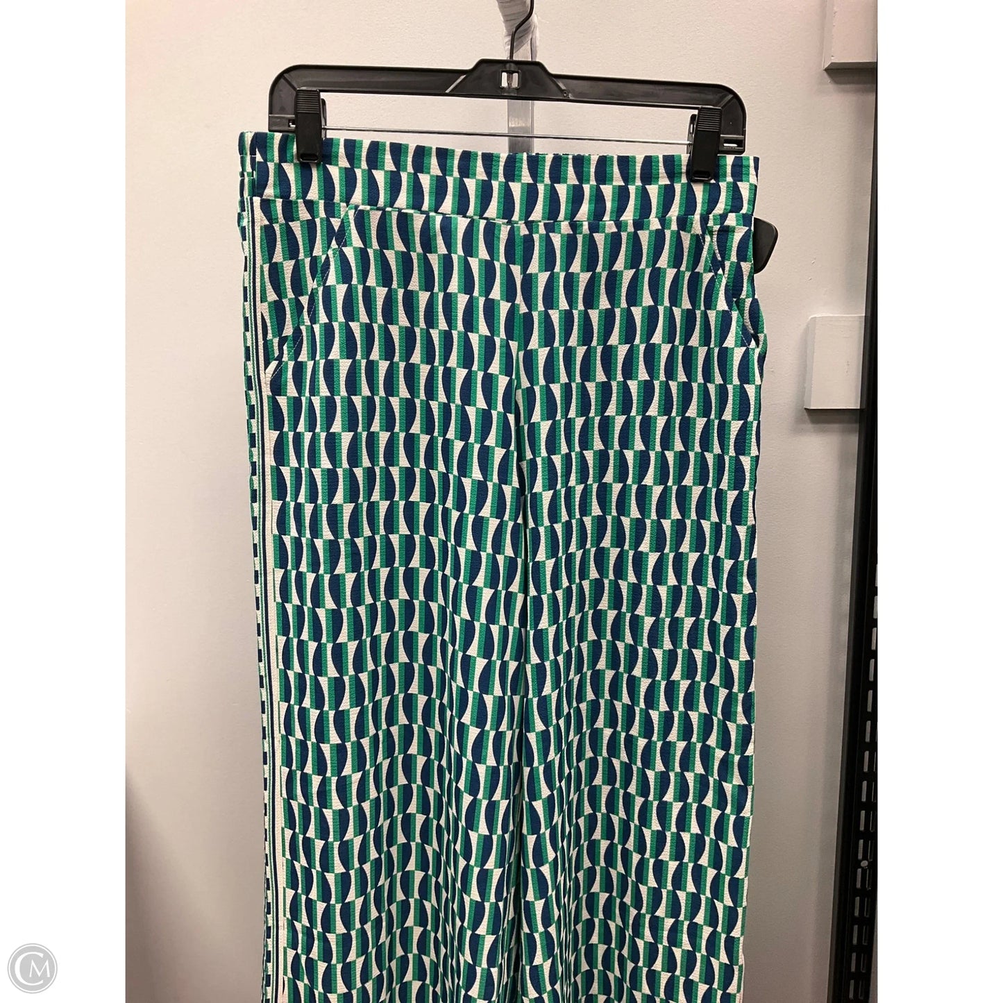 Pants Wide Leg By Max Studio In Geometric Pattern, Size: M