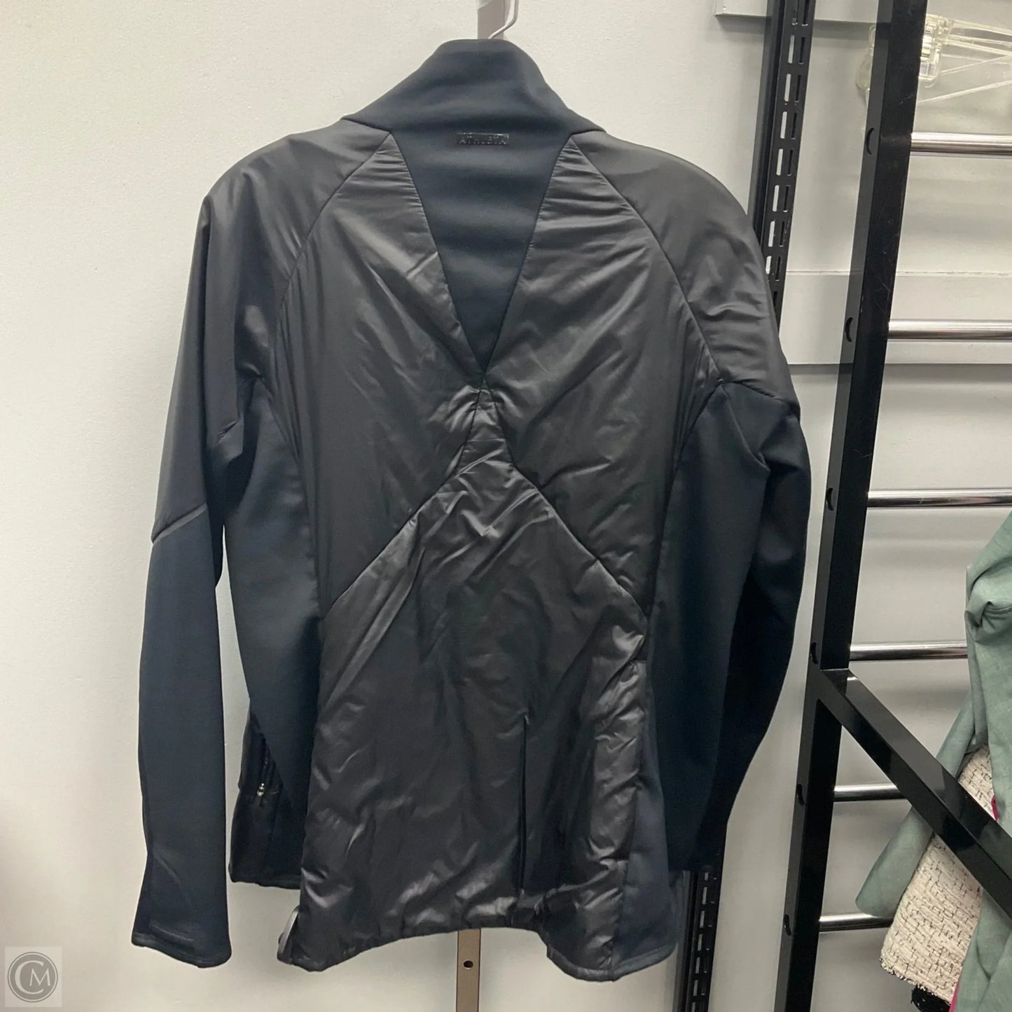 Athletic Jacket By Athleta In Black, Size: L