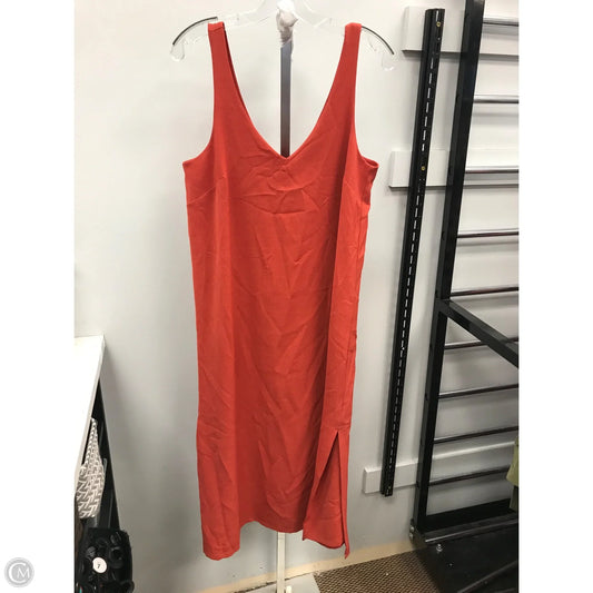 Dress Casual Midi By Lululemon In Orange, Size: 8