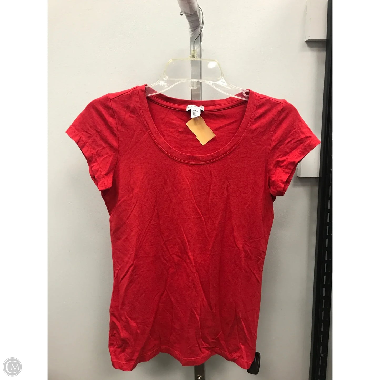 Top Short Sleeve Basic By Paraphrase In Red, Size: M