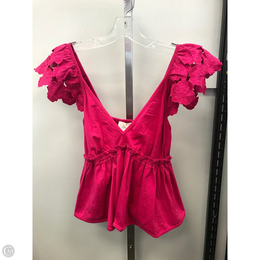 Top Sleeveless By Anthropologie In Pink, Size: Xs