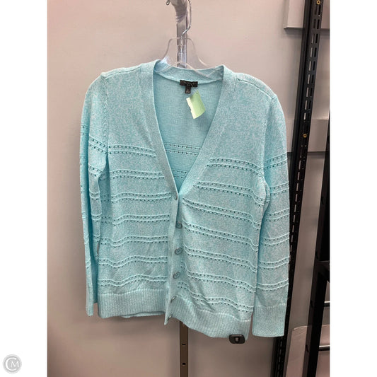 Sweater Cardigan By Talbots In Blue, Size: Sp
