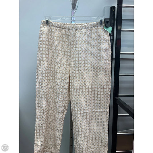 Pants Wide Leg By Cmb In Gold & Tan, Size: S