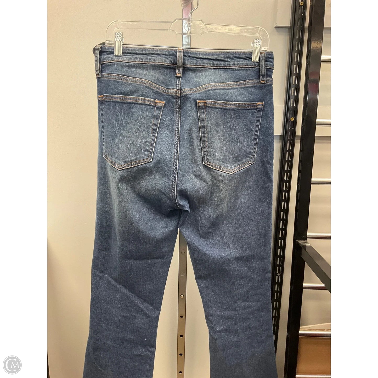 Jeans Boot Cut By Frame In Blue Denim, Size: 8