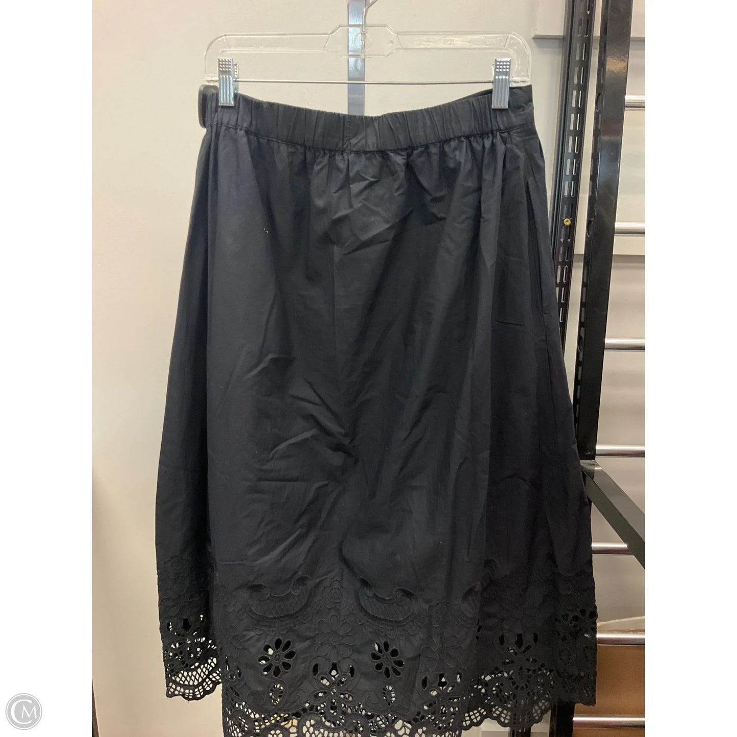 Skirt Midi By Talbots In Black, Size: 6