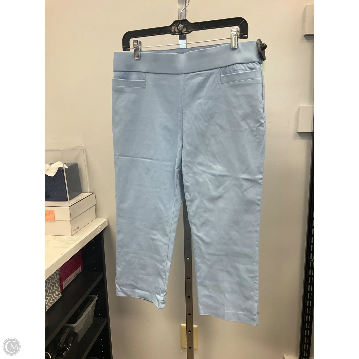 Capris By Briggs In Blue, Size: 8